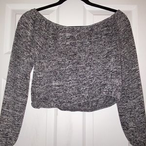 Cropped Long Sleeve (Optional: Off the Shoulder)